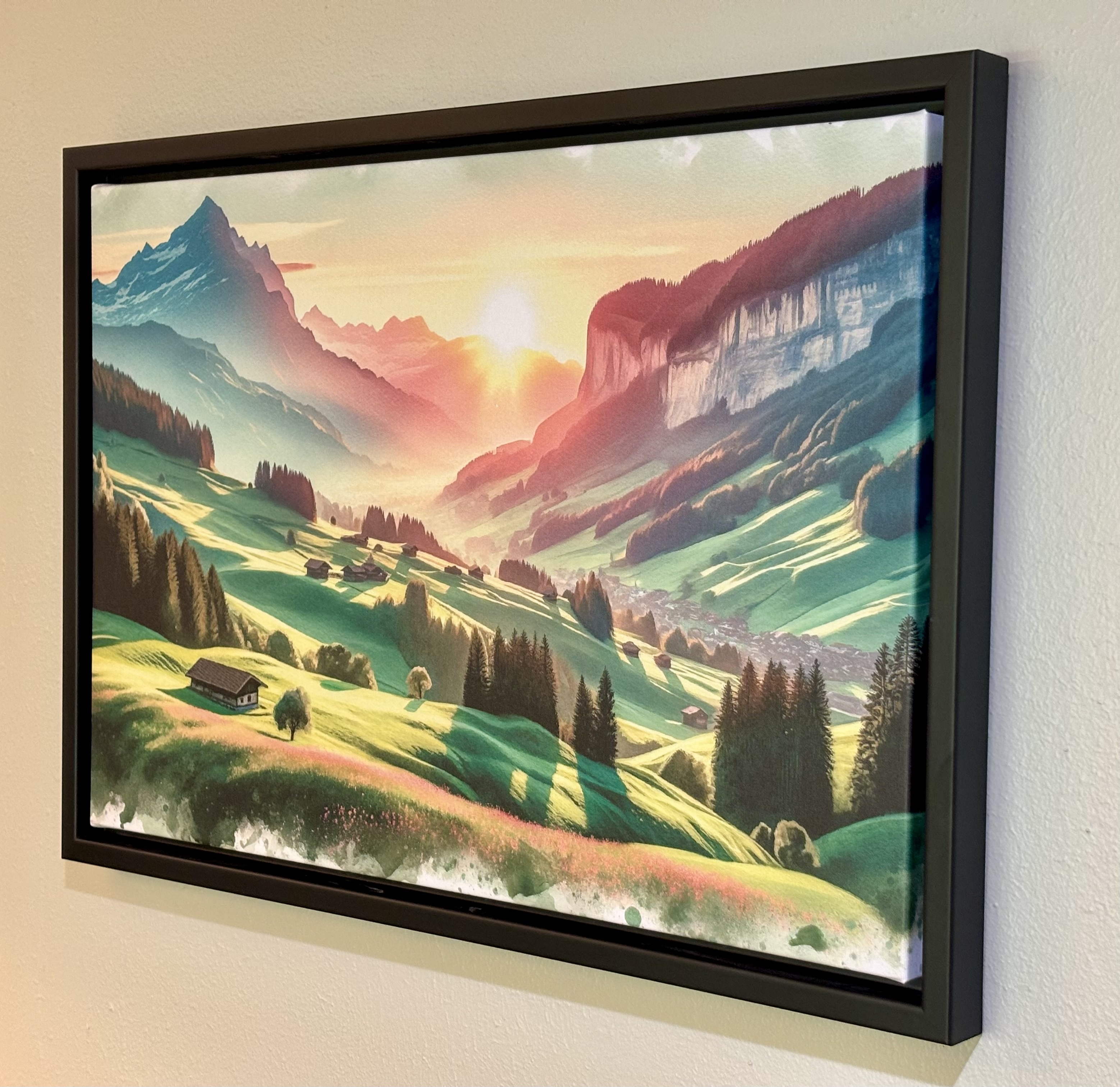 Landscape Print - Side View